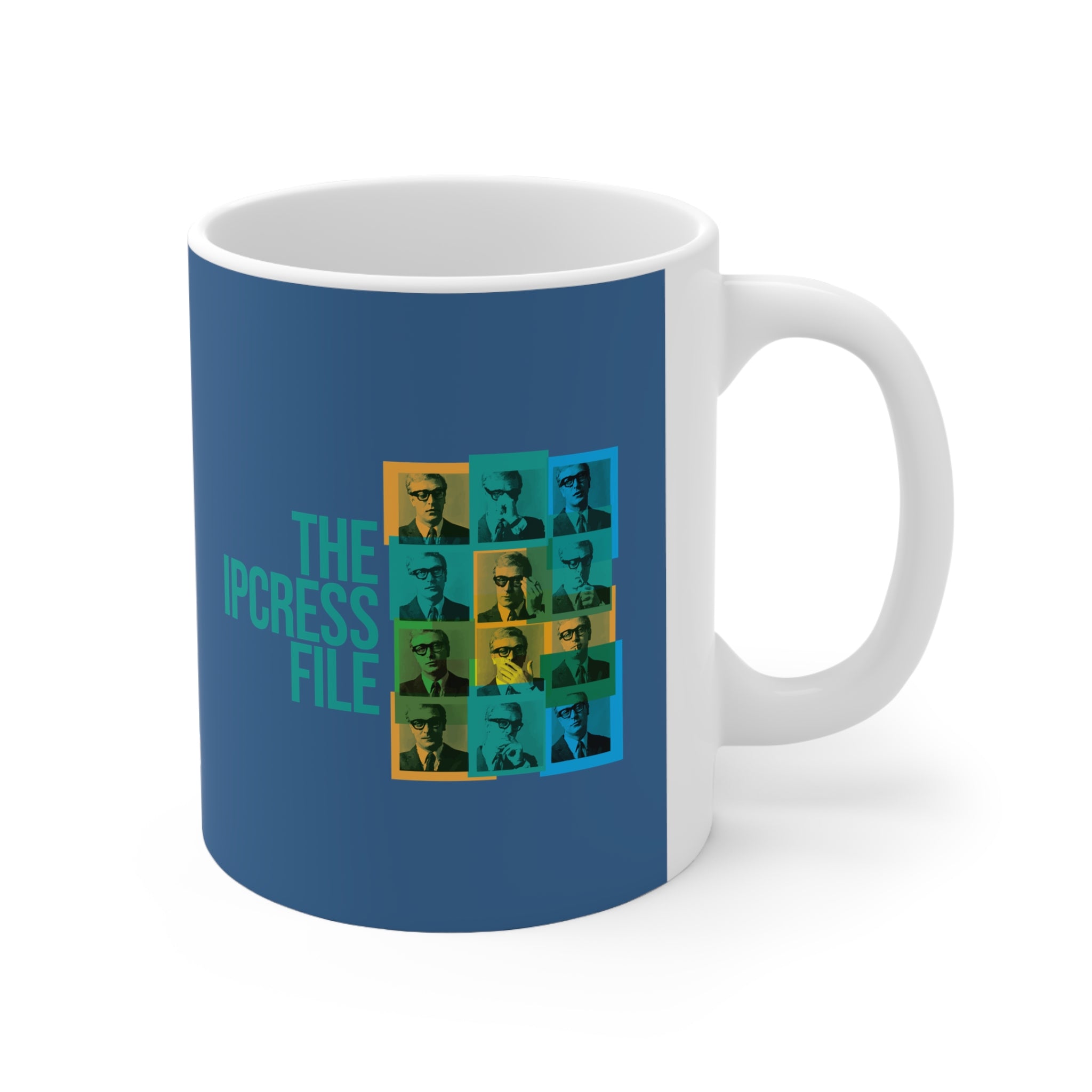 The Ipcress File Ceramic Mug | Retro 1960s Spy Film Pop Art Coffee Cup