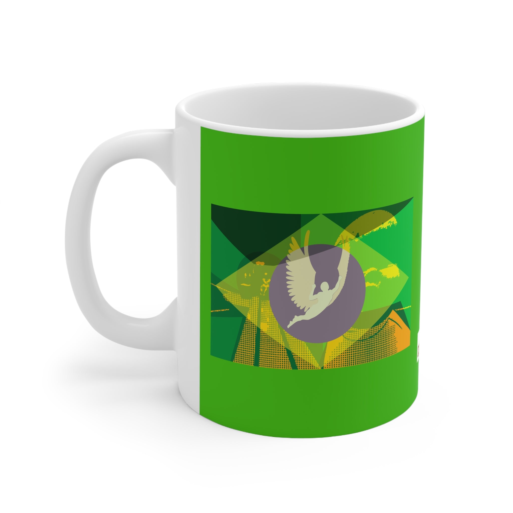 Brazil (1985 movie) - Brazilian Flag Design - Ceramic Coffee Cups, 11oz, 15oz