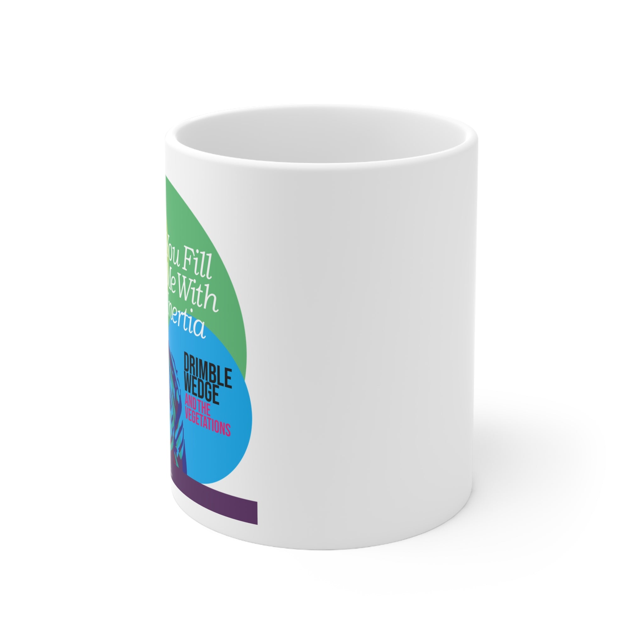 Drimble Wedge and the Vegetations - Bedazzled - Ceramic Coffee Cups, 11oz, 15oz