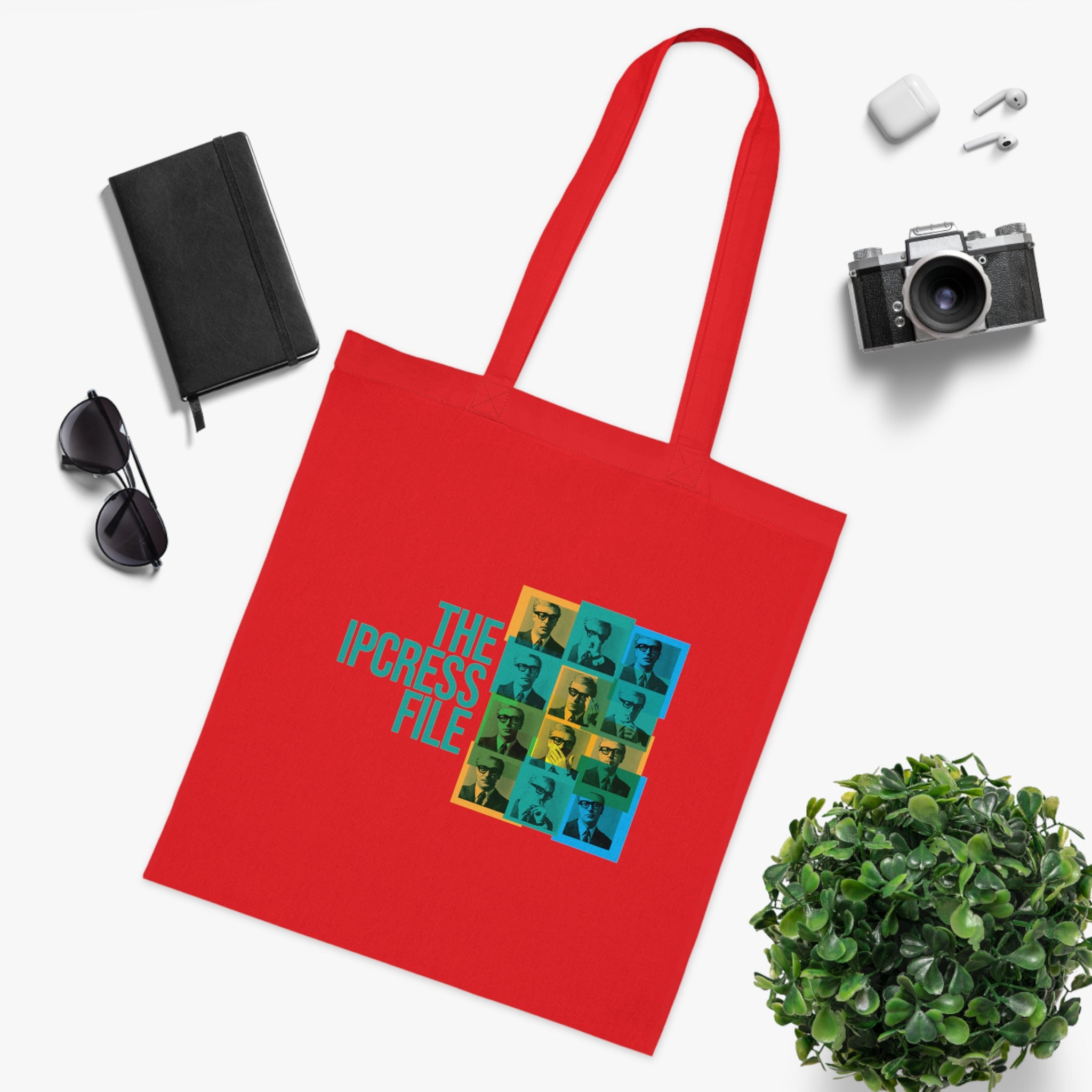 The Ipcress File Tote Bag | Retro 1960s Spy Film Pop Art Canvas Tote